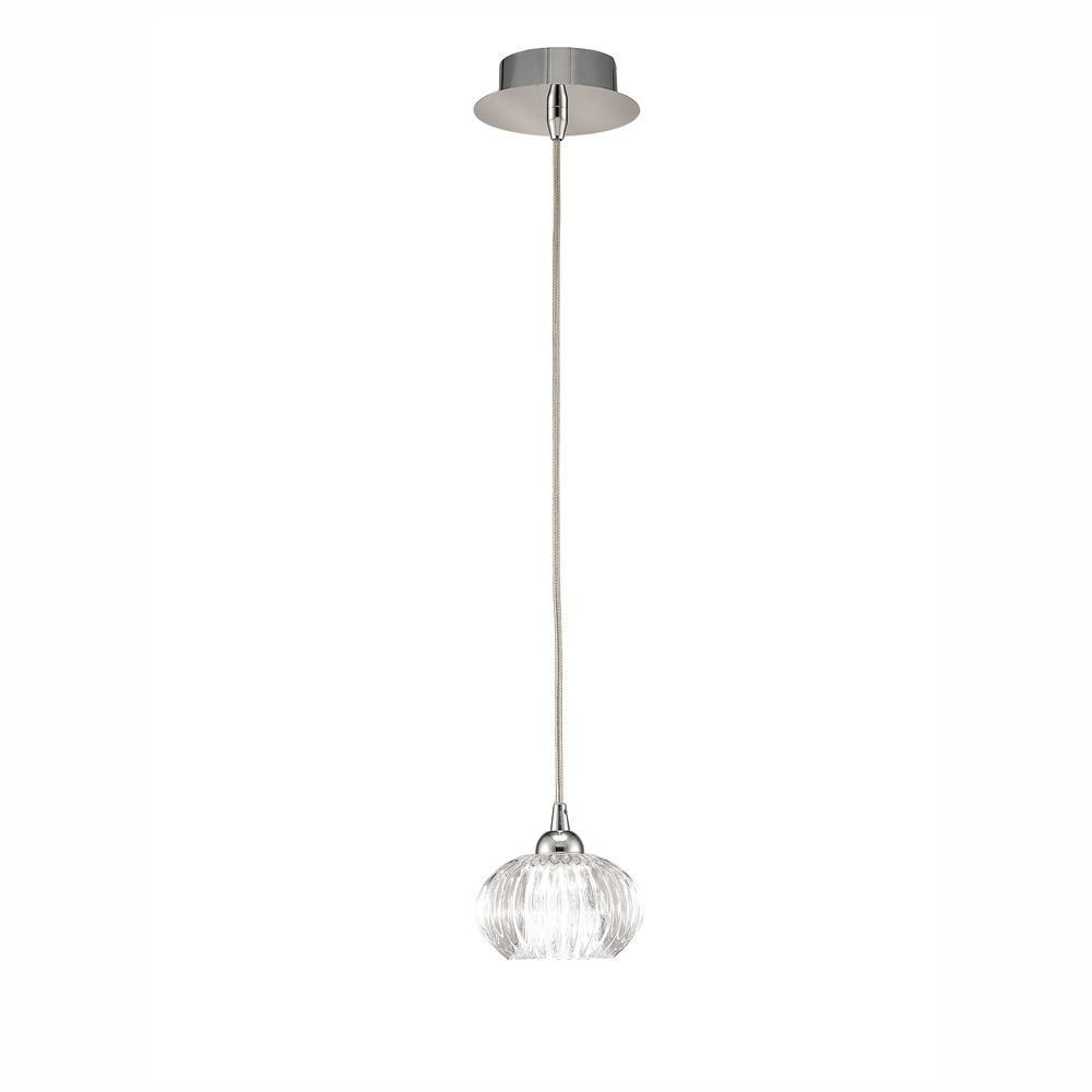 Franco Vetro Trasparente Single Glass Pendant