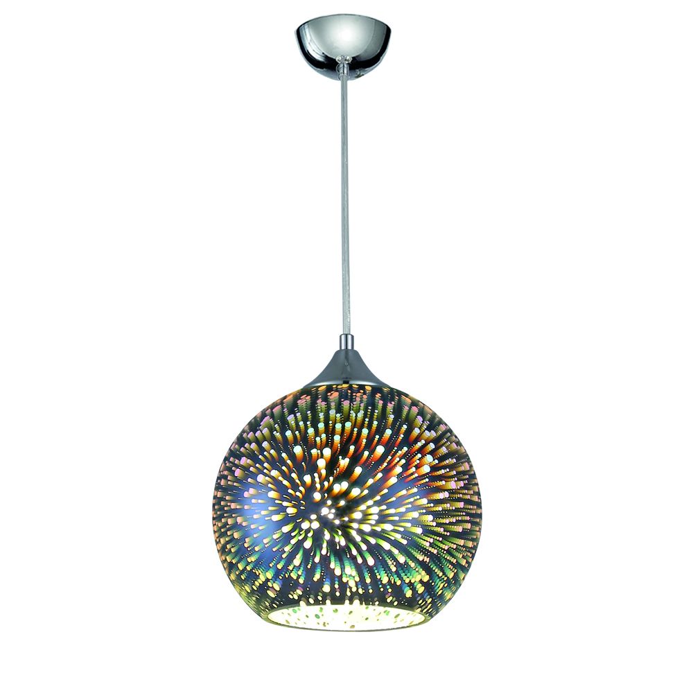 Franco Explosione Large Silver Pendant