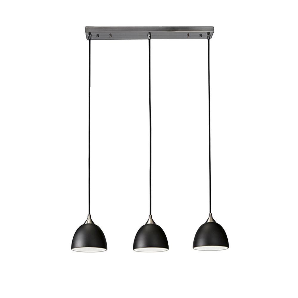 Franco Nero Oro Triple Glass Bar Pendant