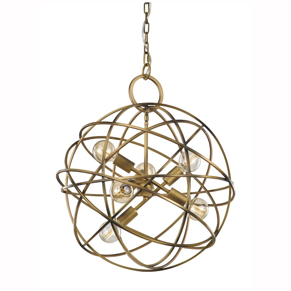 Franco Sfera Matt Gold Medium Pendant