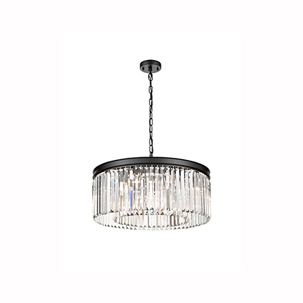 Franco Nero Opaco 8lt Pendant Light