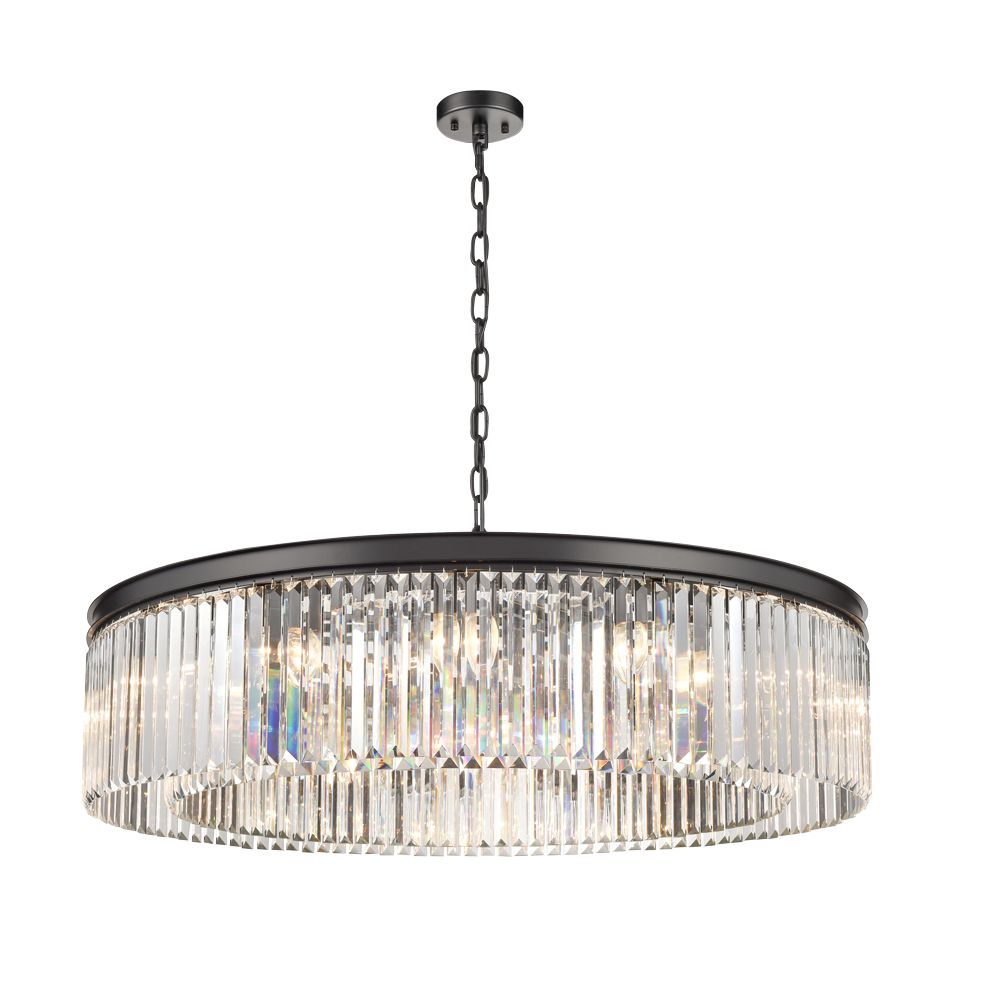 Franco Nero Opaco 12lt Pendant Light