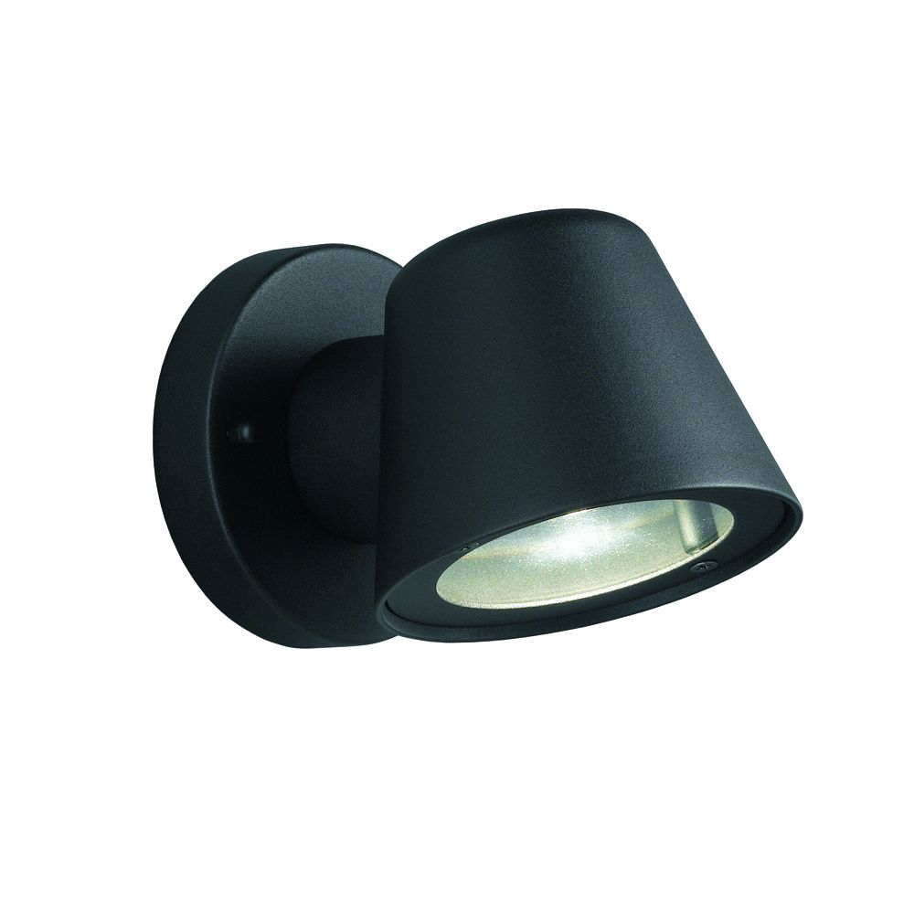 Franco Moderna Luce Black Exterior Wall Light
