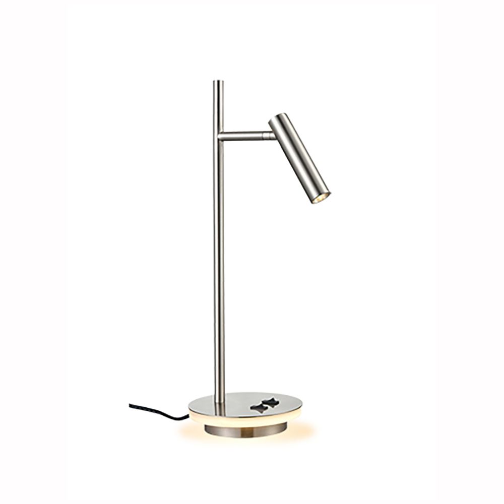 Franco Elegante Satin Nickel LED Table Lamp