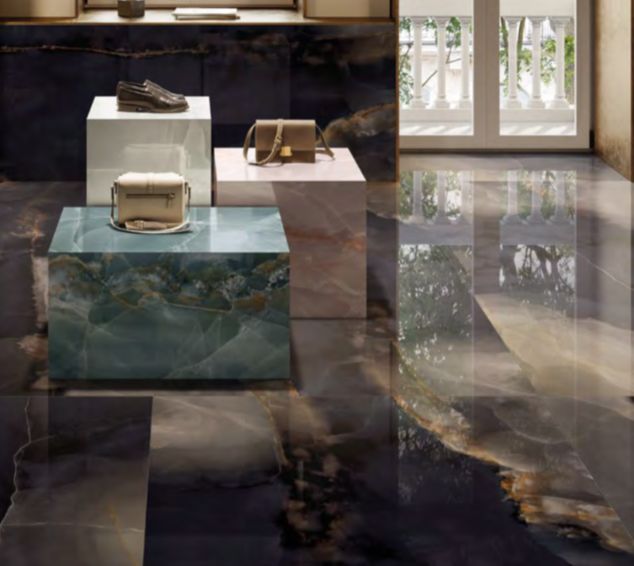 La Supra Onyx Black Polished Tiles - Image 4