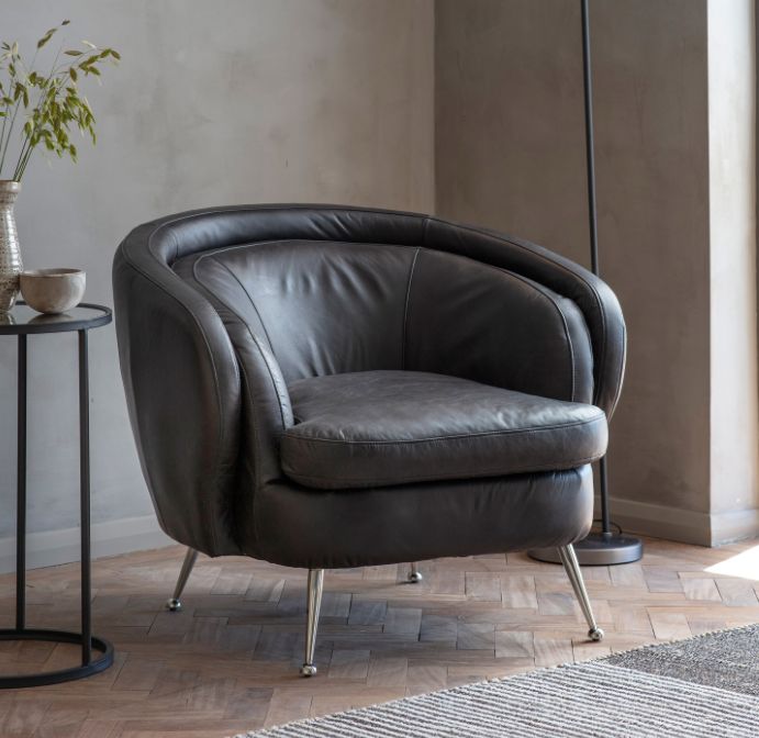 Tasora Black Tub Chair