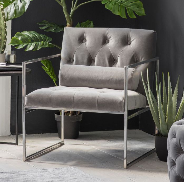 Sargia Mirage Velvet Armchair