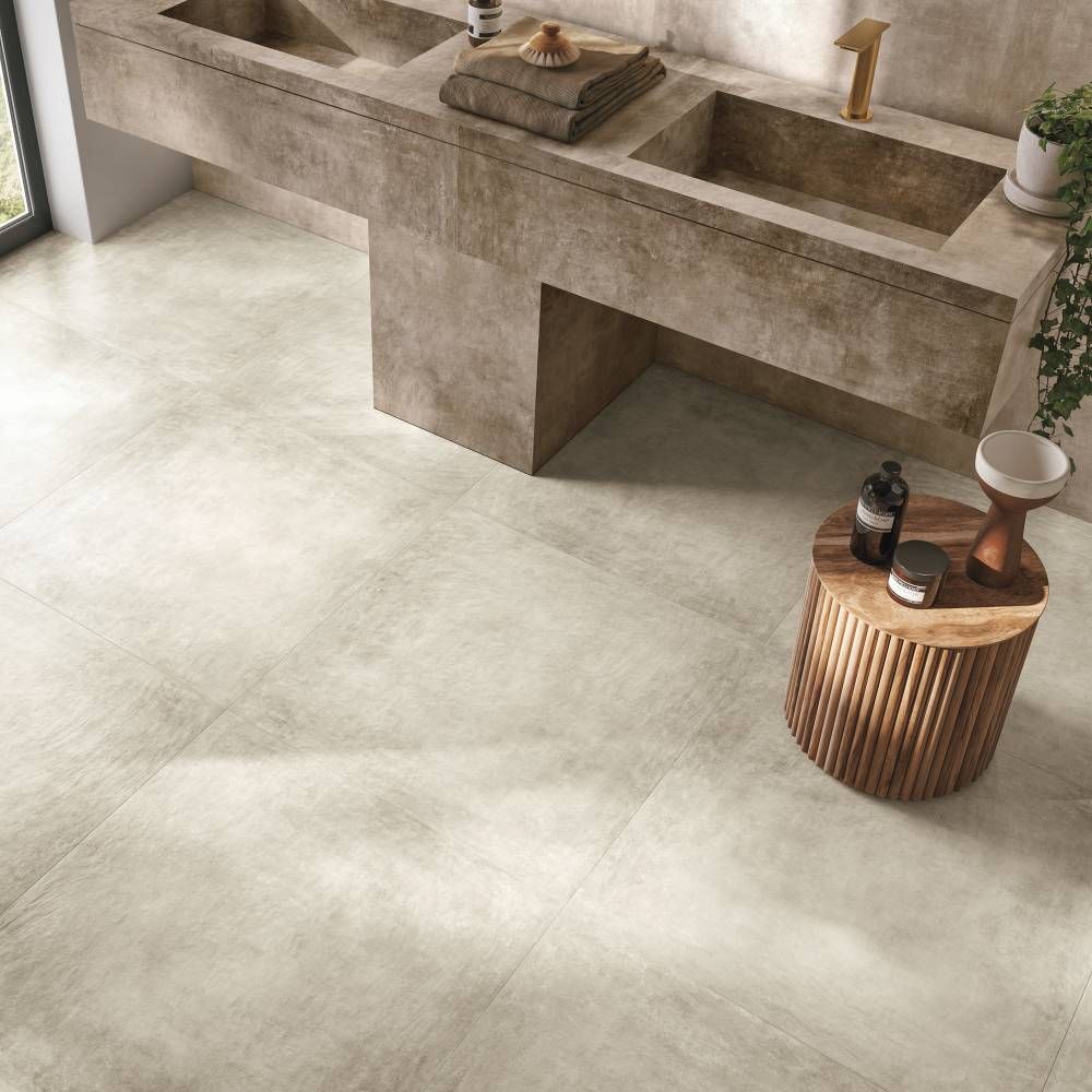 Affrescati Ocra Concrete Effect Tile