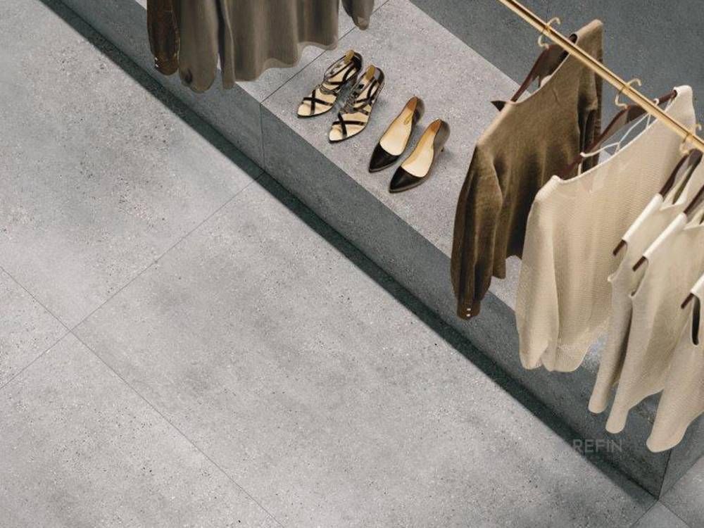 La Forma Cinder Concrete Effect Tile