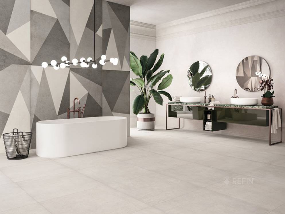Pianura Mist Concrete Effect Tile