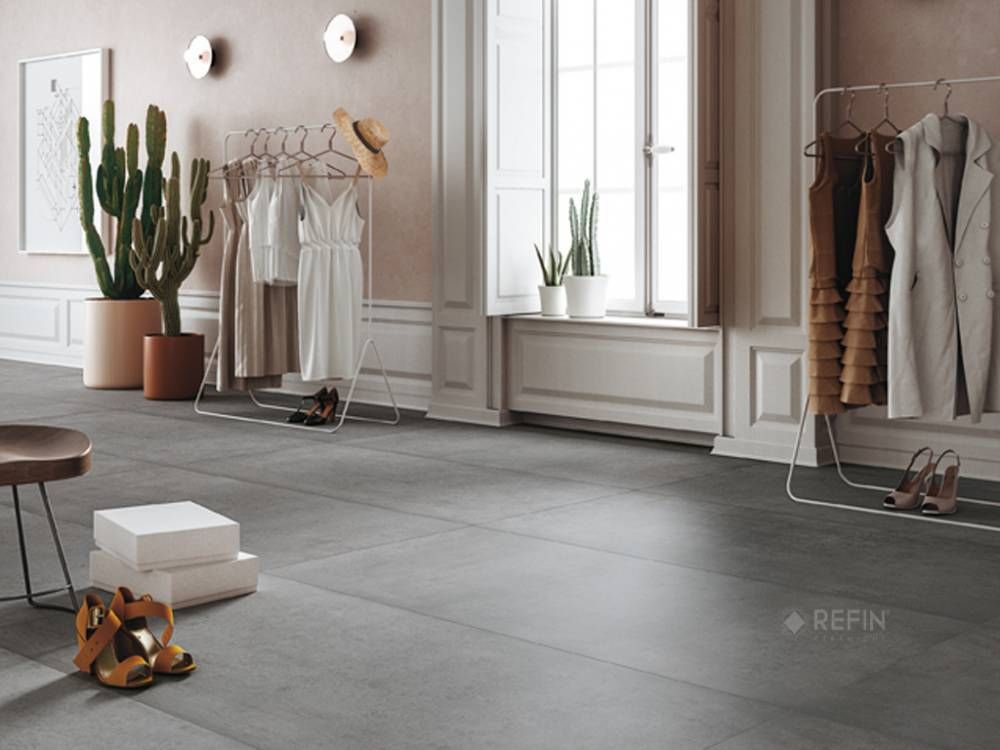 Pianura Iron Concrete Effect Tile