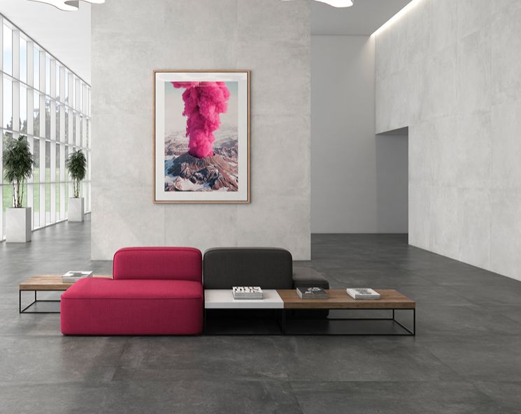 Terra Gris Concrete Effect Tile