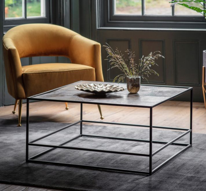 Houston Antique Gold Coffee Table