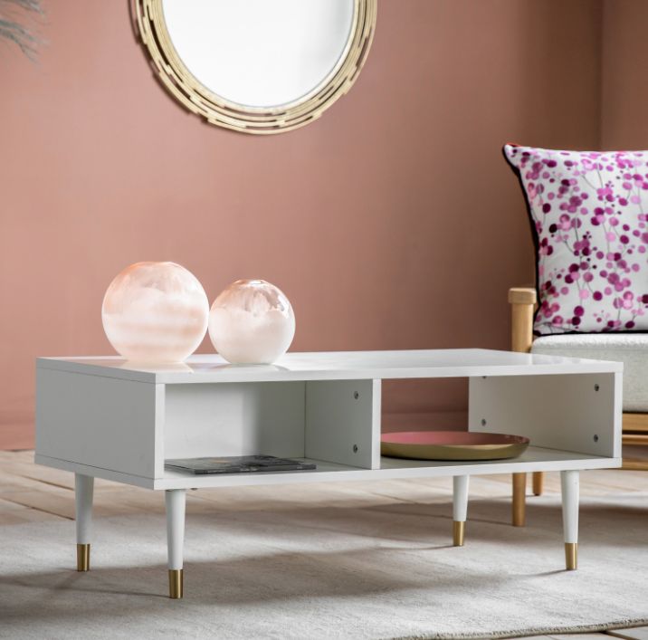 Halbrook White Coffee Table