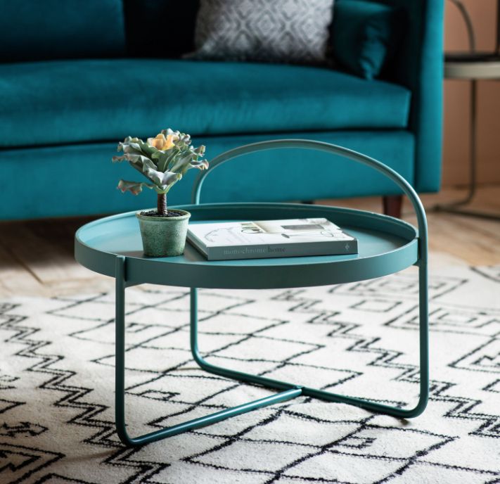 Malbury Teal Coffee Table