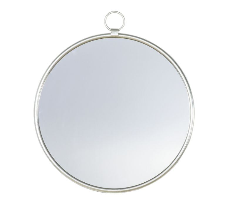 Porthole Silver Large Mirror