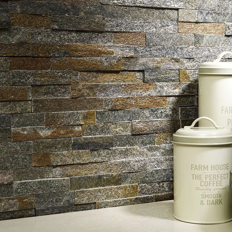 Autumn Quartz Split Face Tile