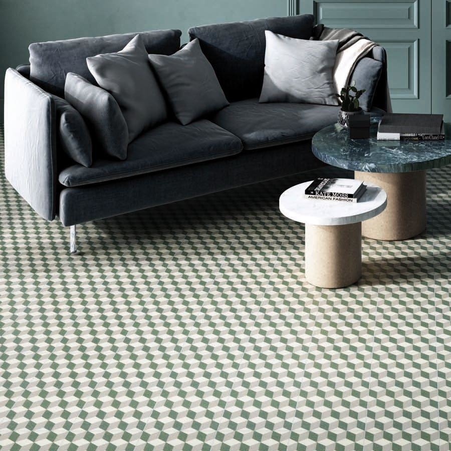 Riviera Cannes Green Tile