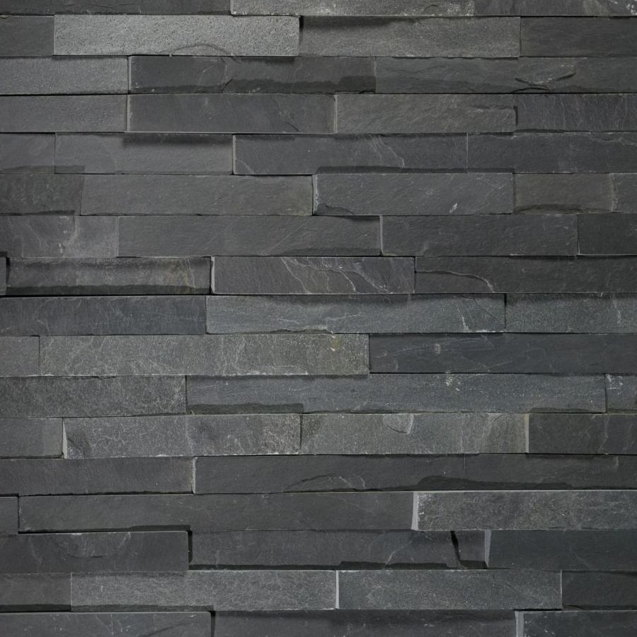 Nero Clad Split Face Tile