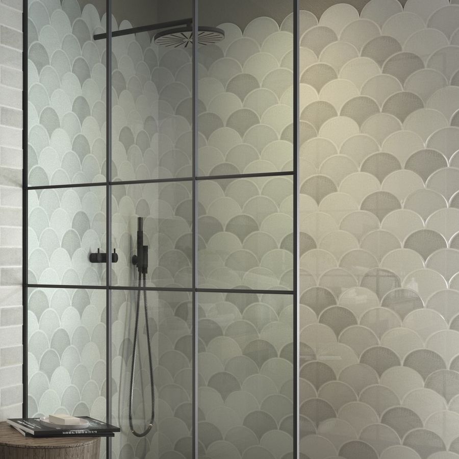 Handmade Crackle Pampas Escamas Wall Tile