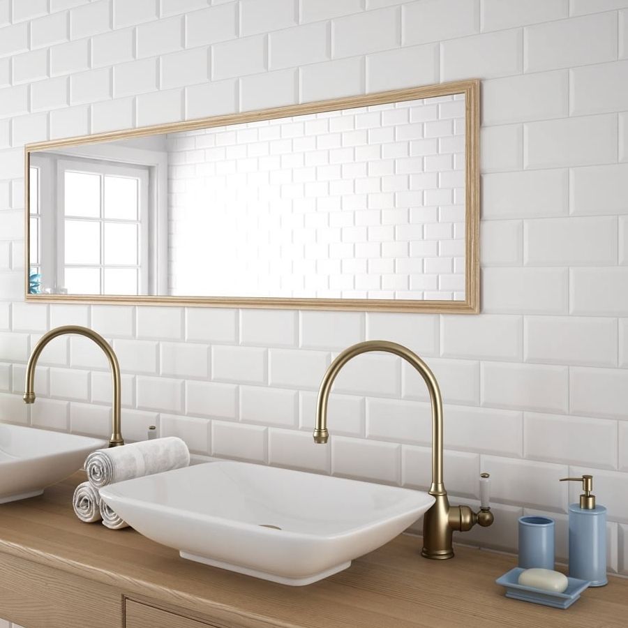 Verona Metro White Wall Tile