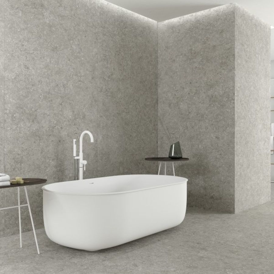 Blue Stone Gris Large Coverlam Tile