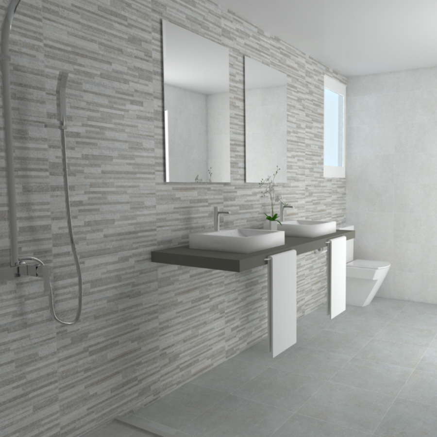 Gard Treves Grafito ceramic wall tile for bathroom walls