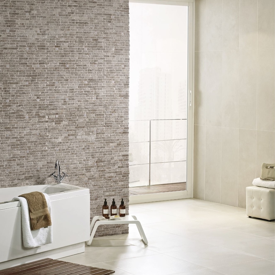 Intro Crema Base Wall Tile by Saloni Tiles