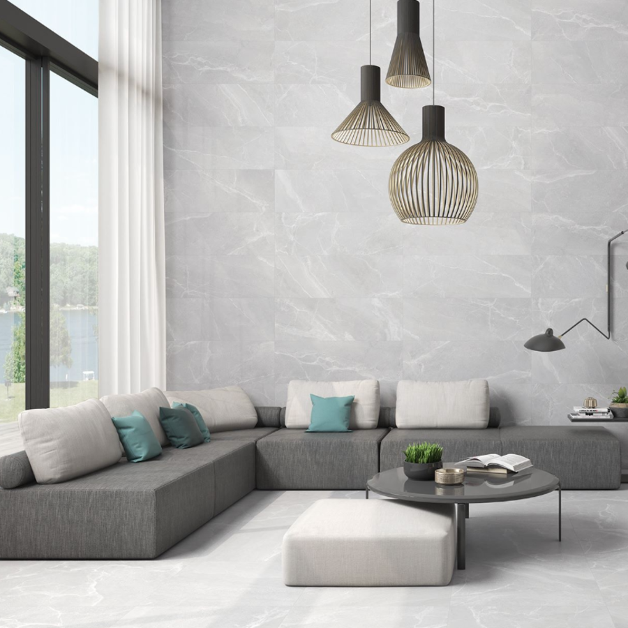 Byblos Gris Lappato Saloni Floor and Wall Tile
