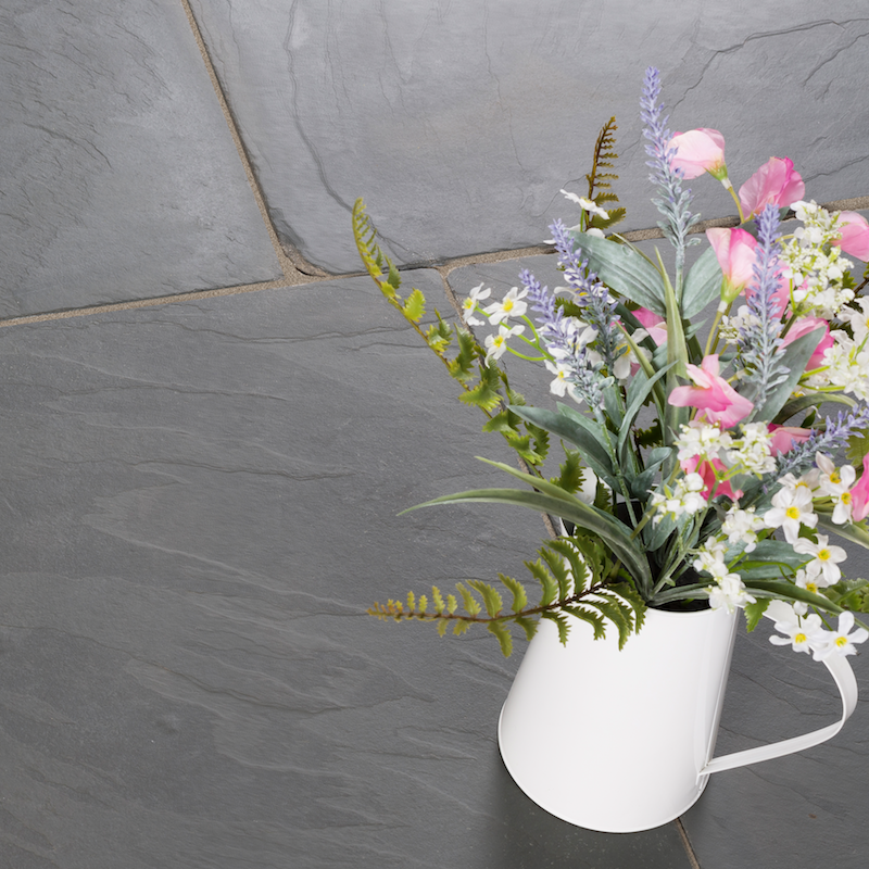 Turner Grey Tumbled Slate Tile
