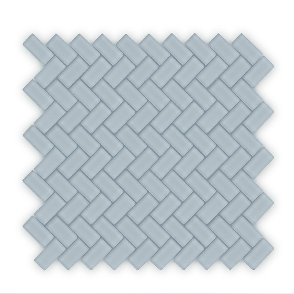 Auroras Herringbone 2 - Grey Mosaic Tile sold per m2