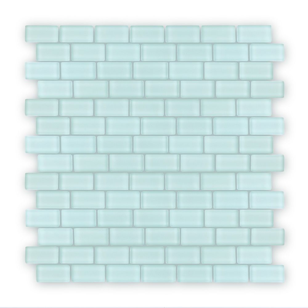 Auroras Mini Brick - Green Mosaic Tile sold per m2
