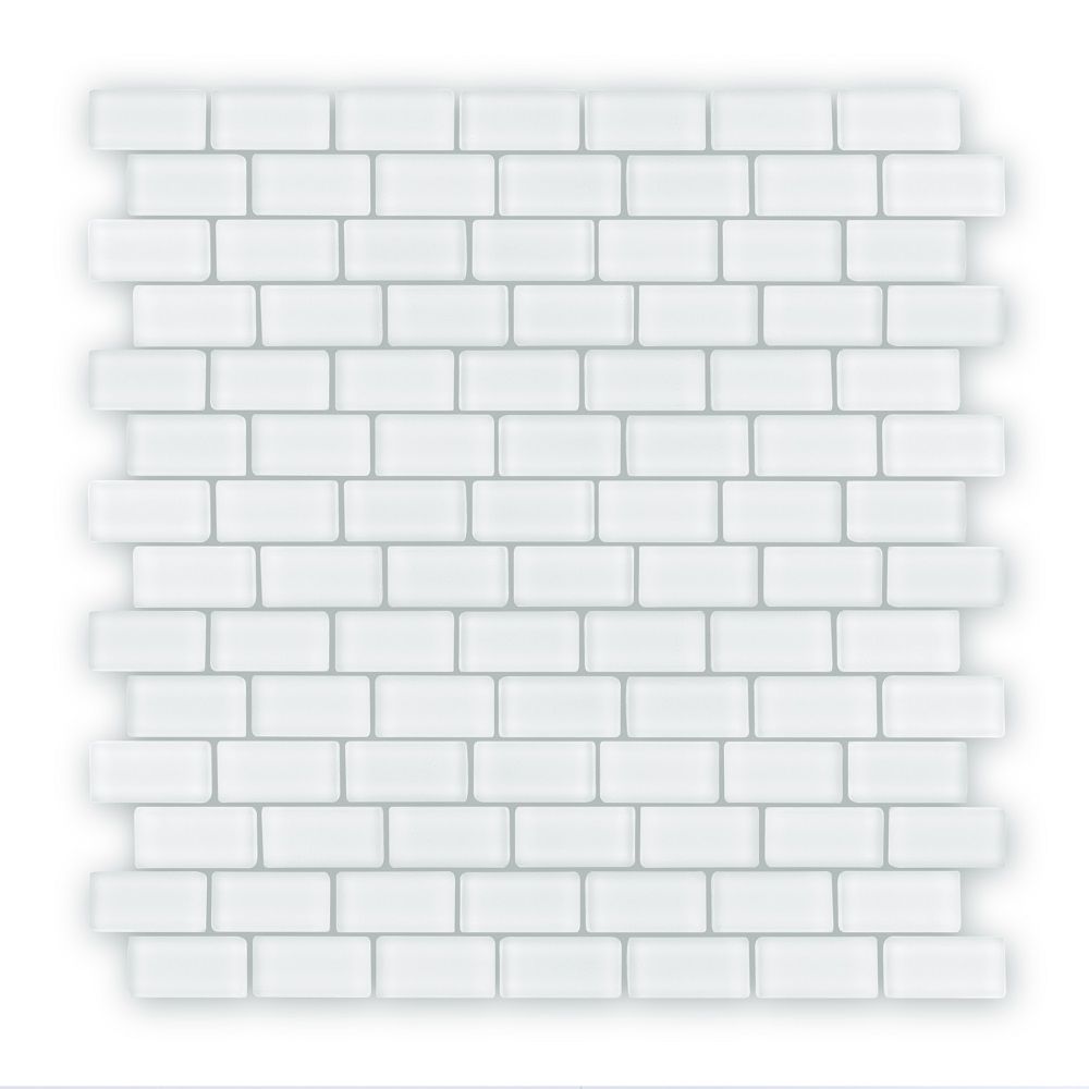 Auroras Mini Brick - White Mosaic Tile sold per m2