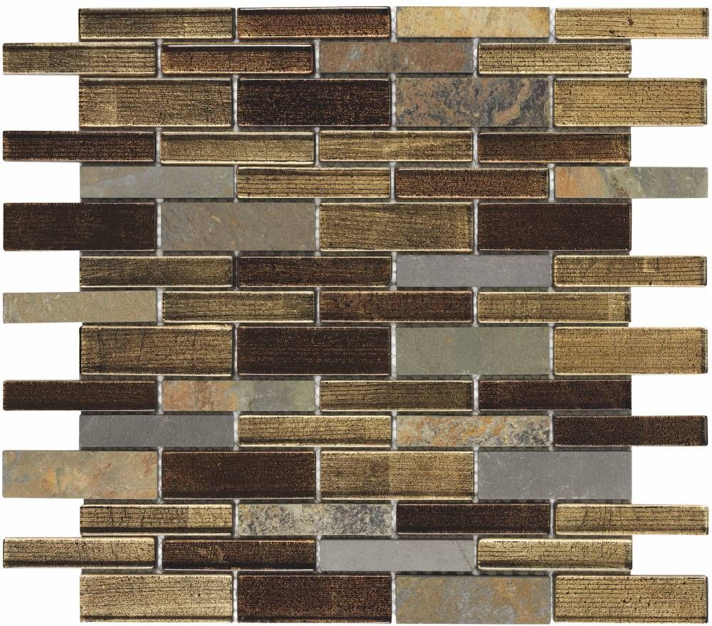 Musa Rectangular Marron Grespania Mosaic