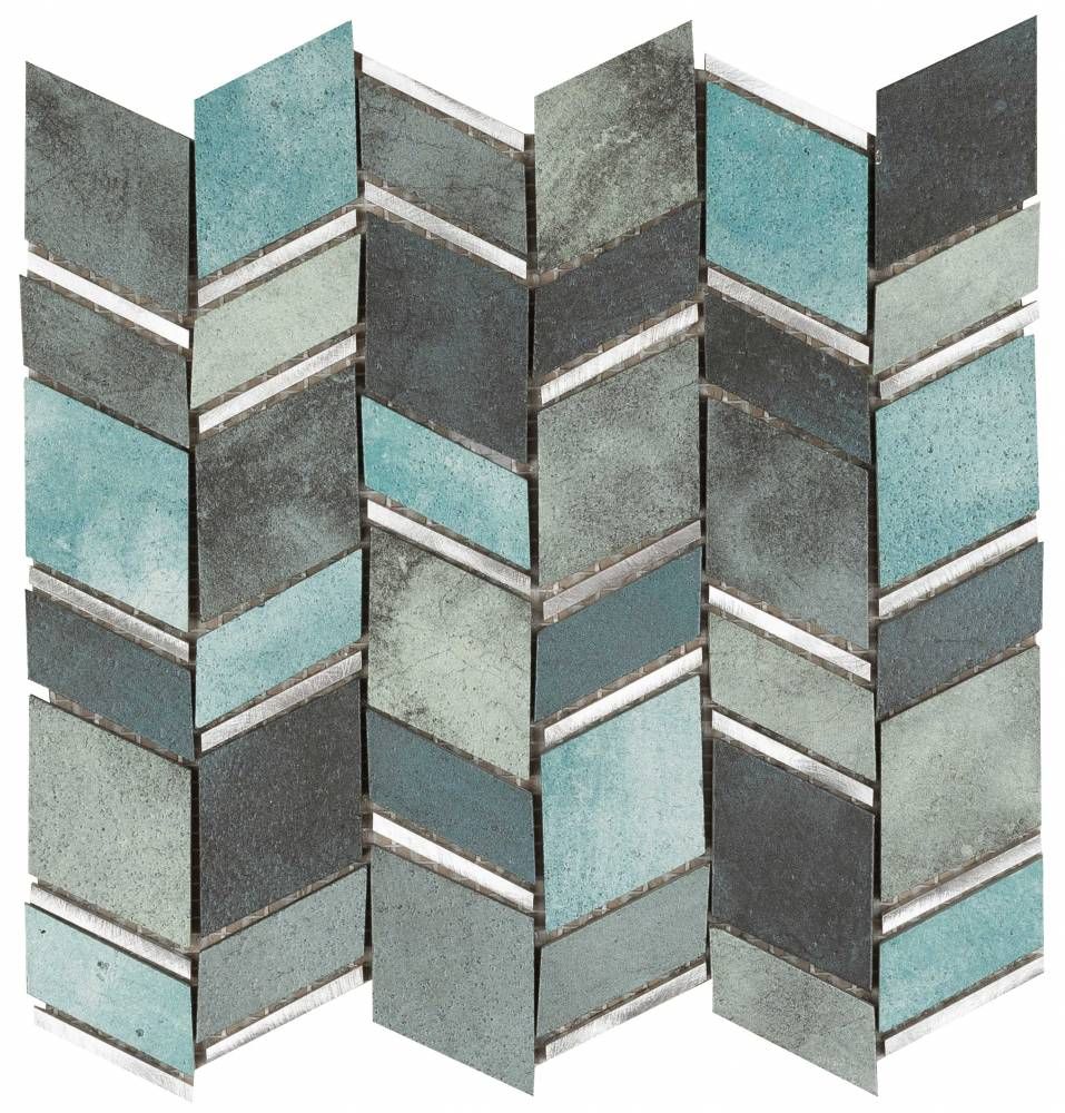 Musa Basalto Verde Grespania Mosaic