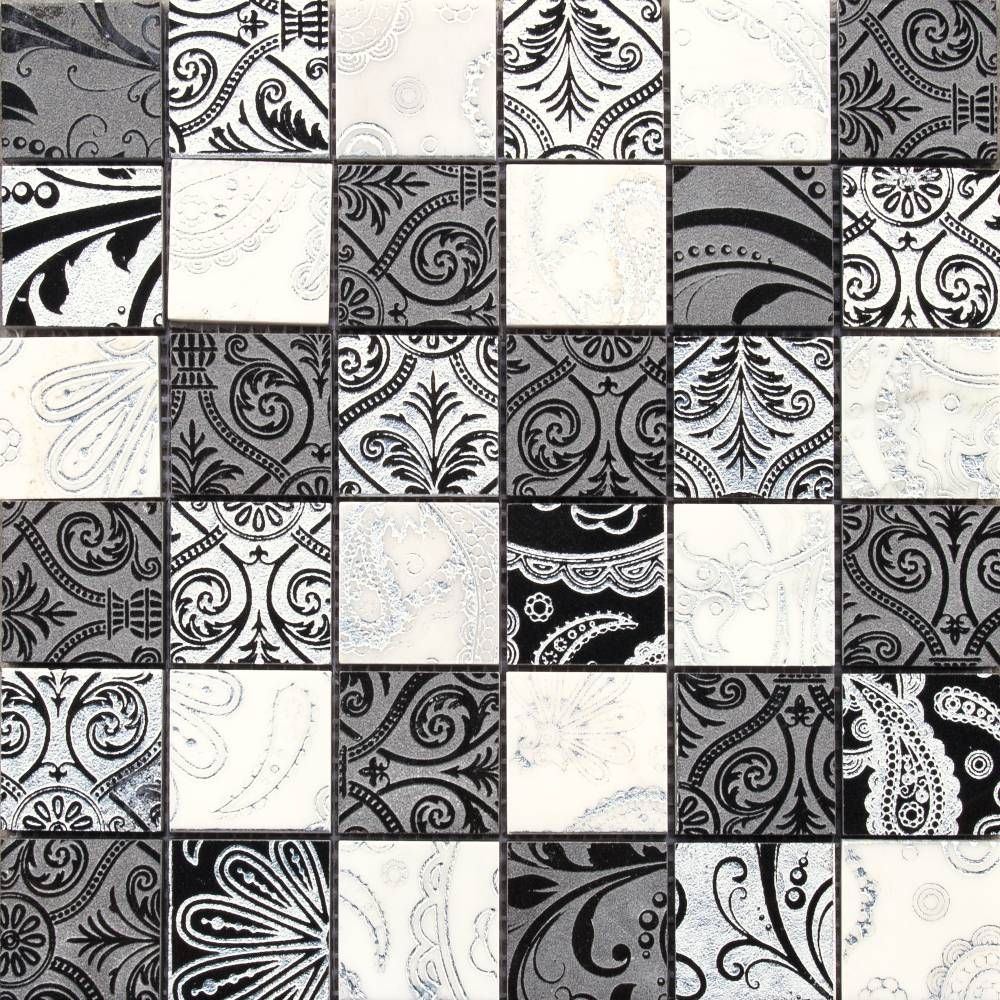 Musa Damasco Negro Grespania Mosaic