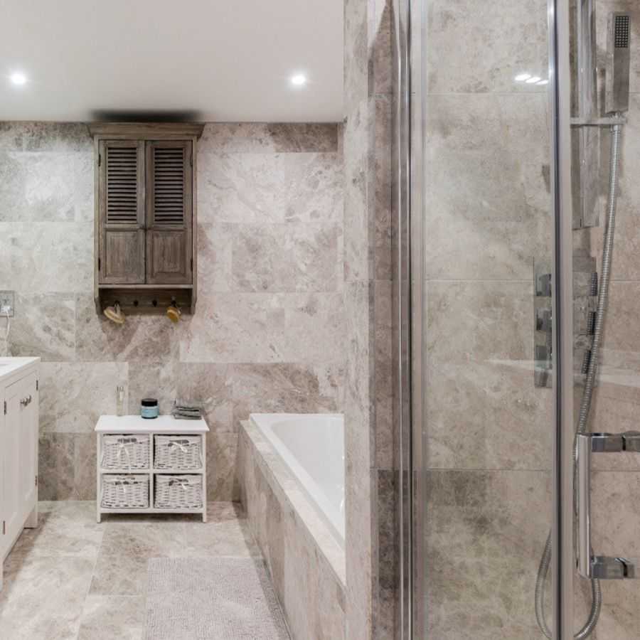 Silver Honed Limestone Tile
