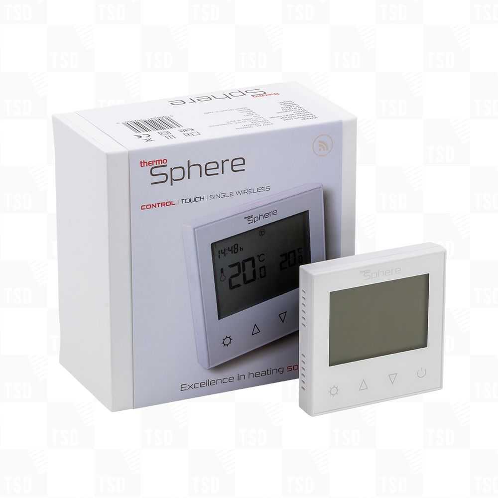 ThermoSphere White Programmable Control Thermostat