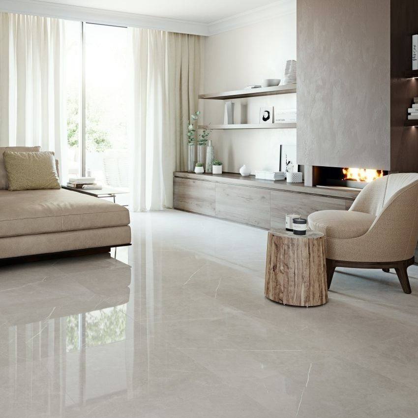 Marmorea Hermes Polished Marble Effect Wall and Floor Tile - Image 5