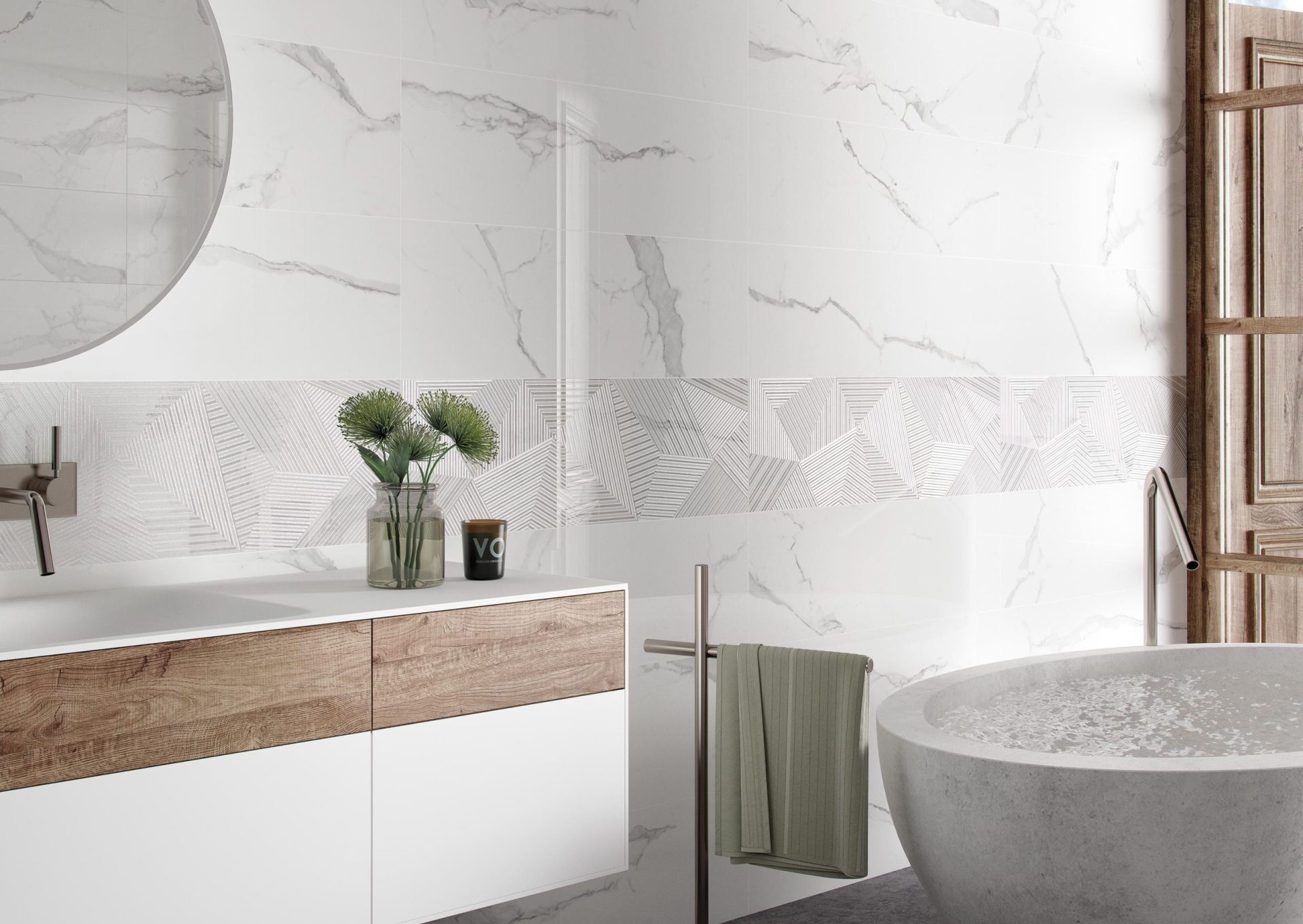 Marmorea Celso Estatuario Wall Tile