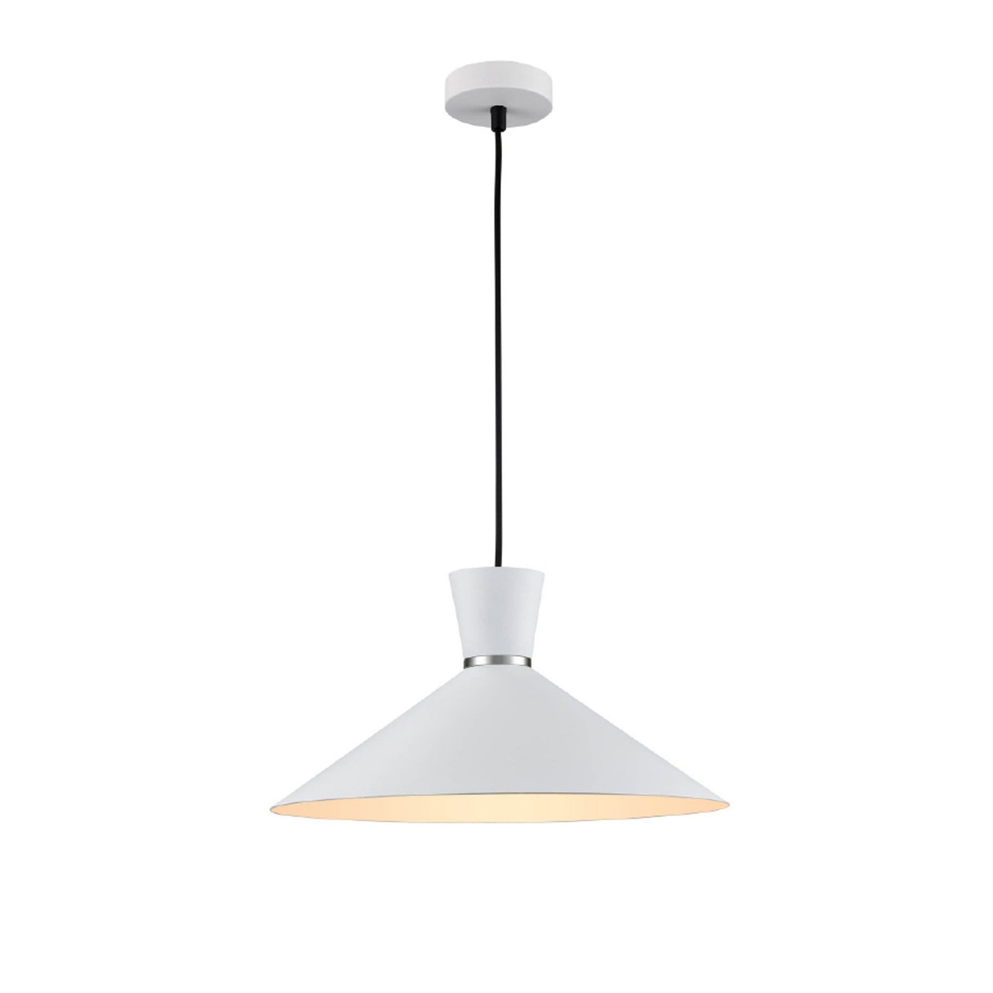 Franco Metallo 400 Satin White Pendant Light