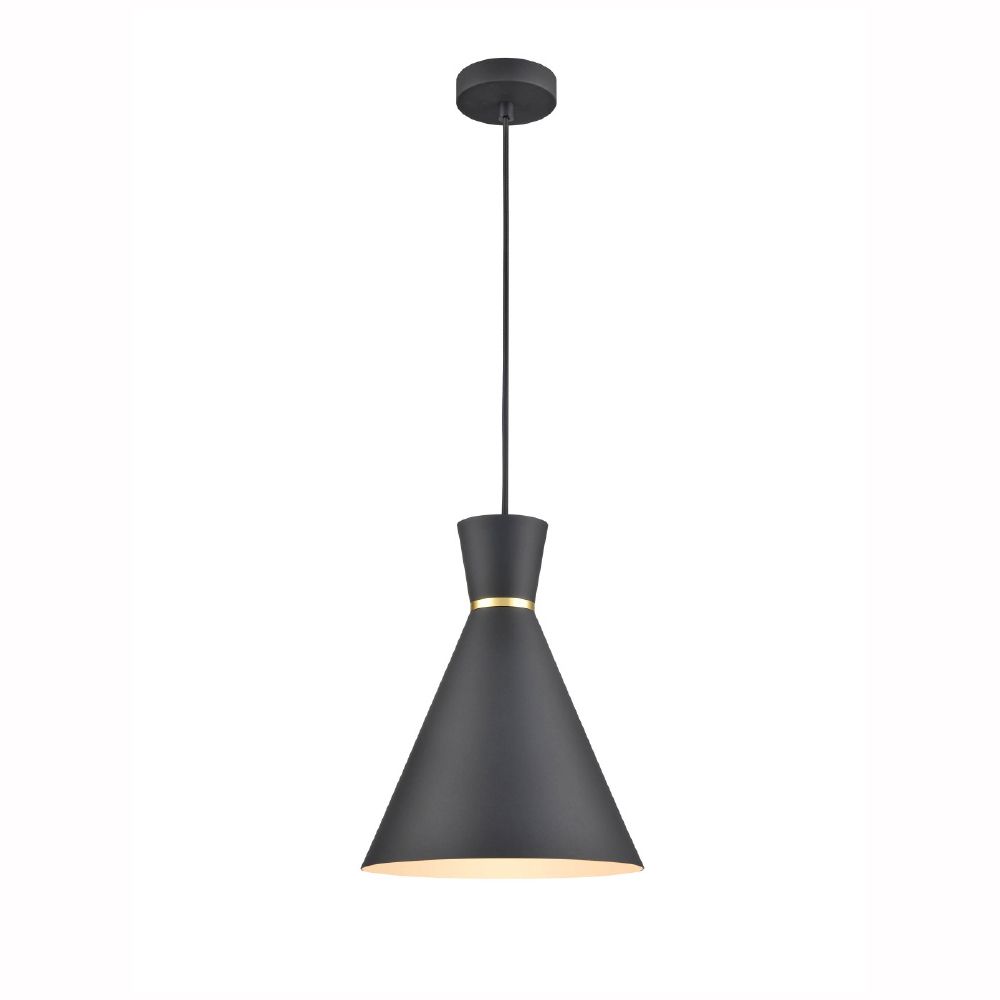Franco Metallo 250 Satin Black Pendant Light