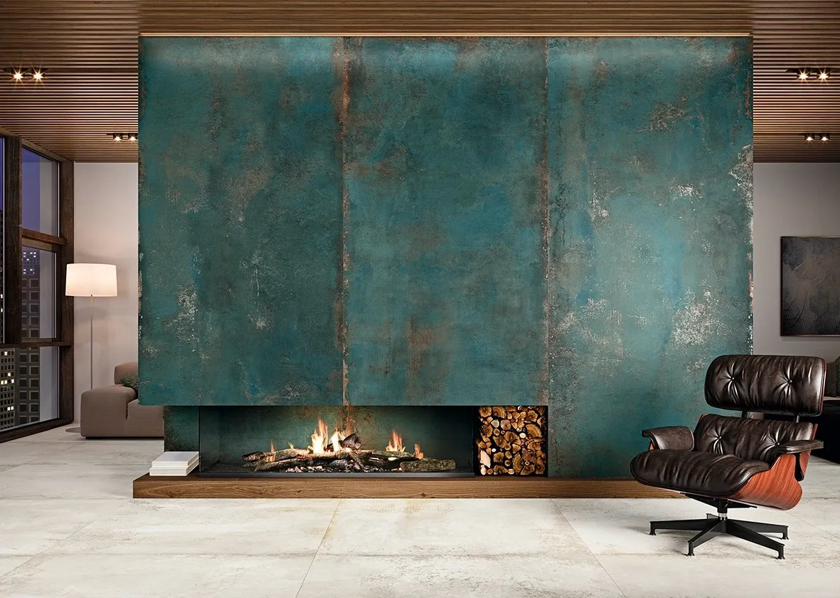 Distrito Zinc Large Coverlam Tile