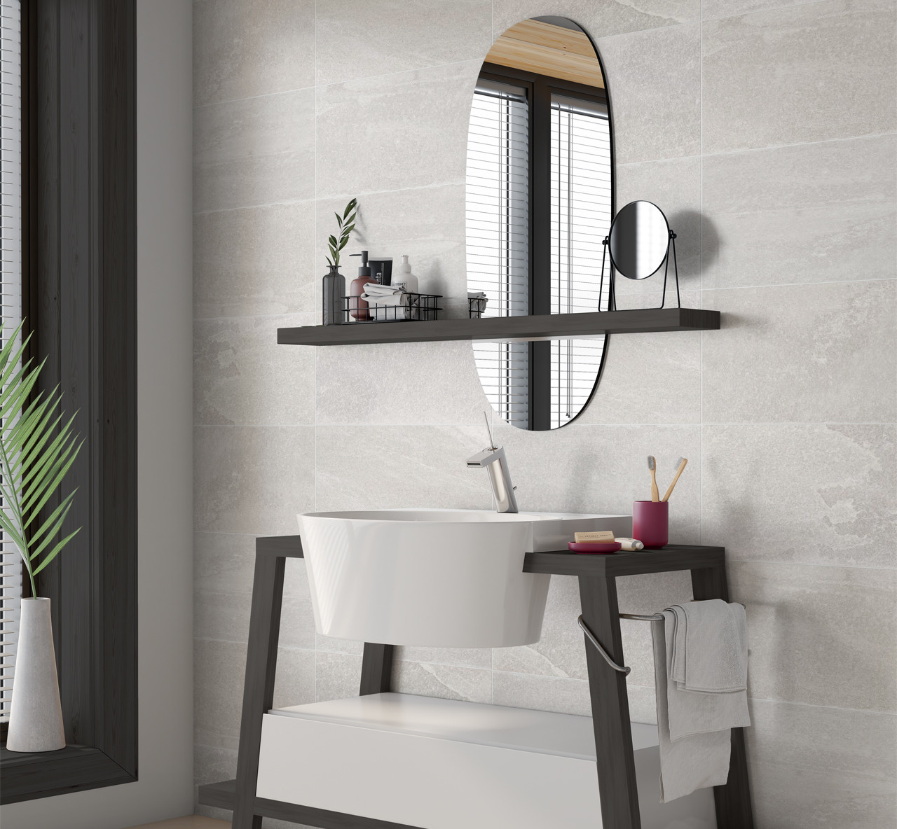 Grespania Niza Blanco Stone Effect 600 x 300 Tiles