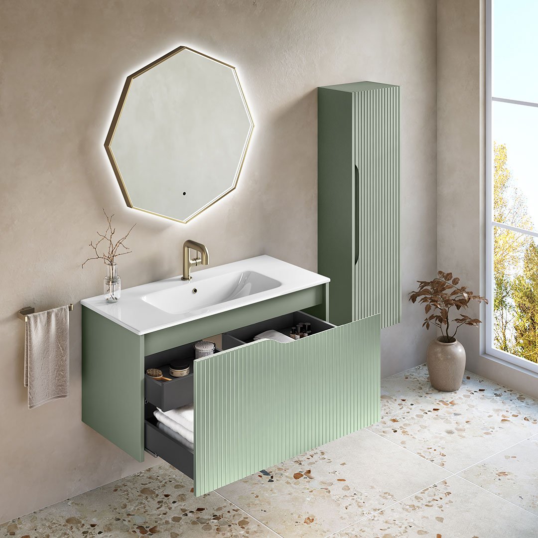 20% OFF My Life Serra 1000mm Fluted Wall Unit