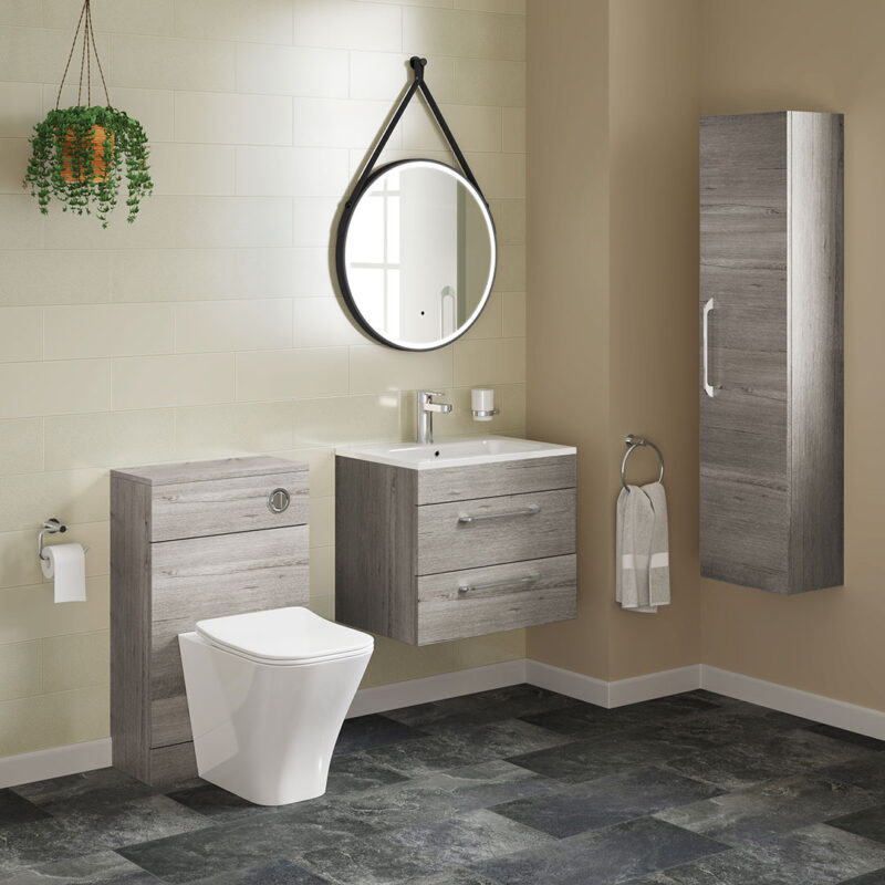 My Life Ezra 600mm 2 Drawer Wall Unit
