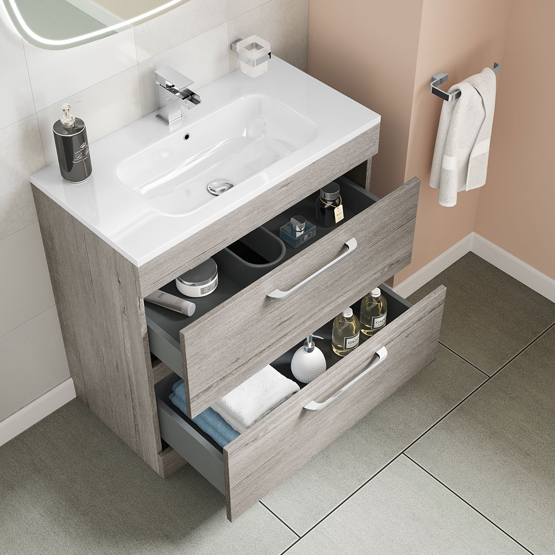 My Life Ezra 800mm 2 Drawer Floor Unit - Image 6