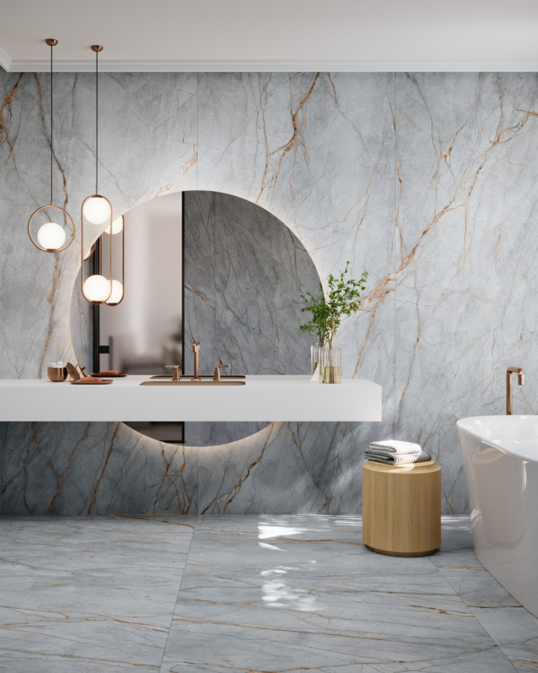 Grespania Coverlam Blue Roma