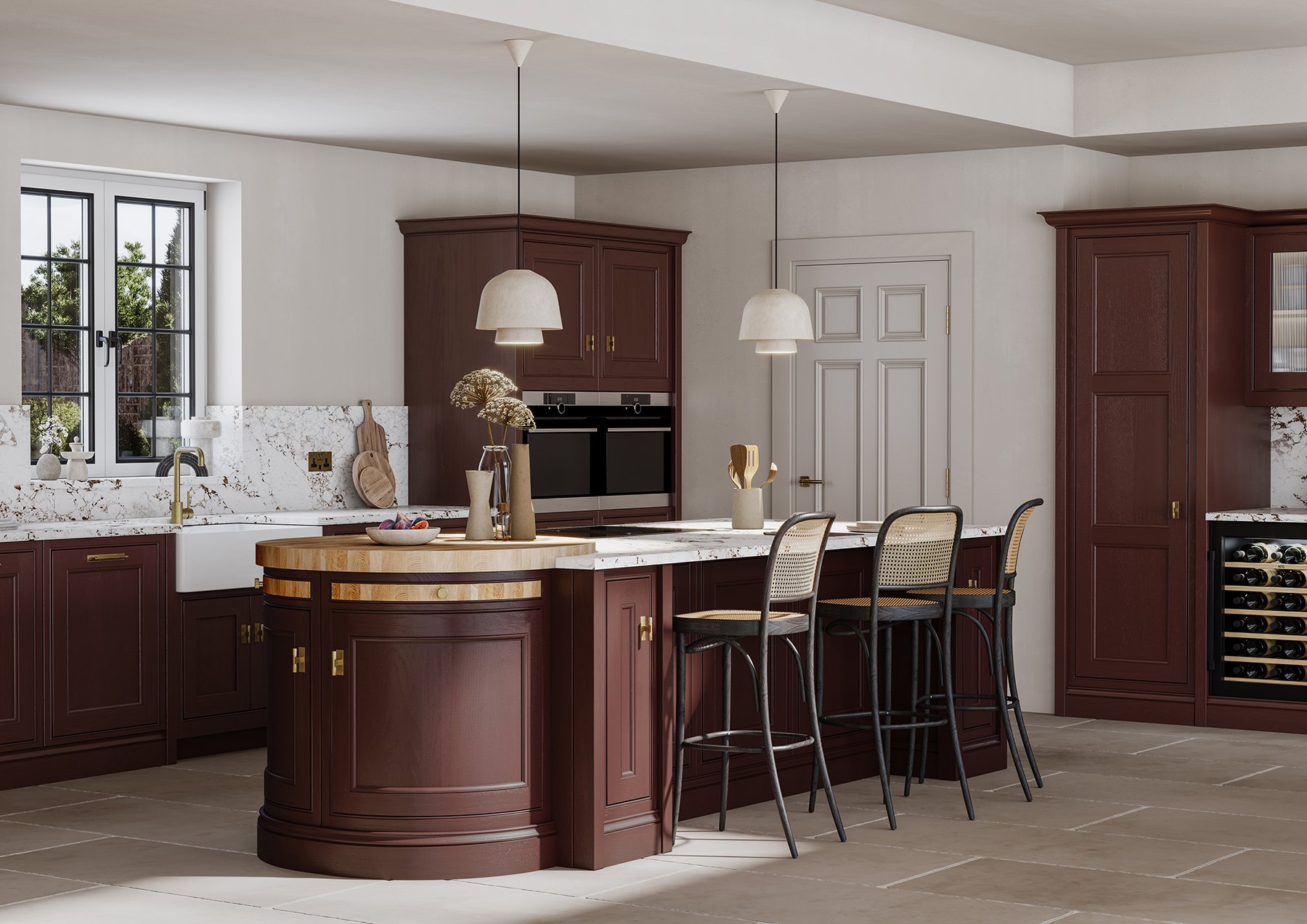 Gardiner of England Clerkenwell beaded kitchen